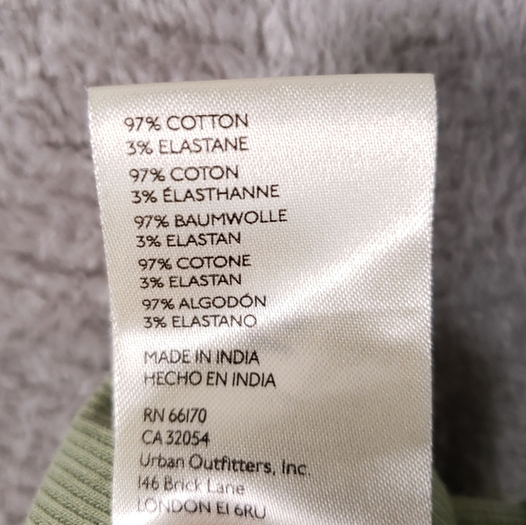 Free People We The Free Daisy Ribbed Braided Cotton T-Shirt S - Picture 10 of 10